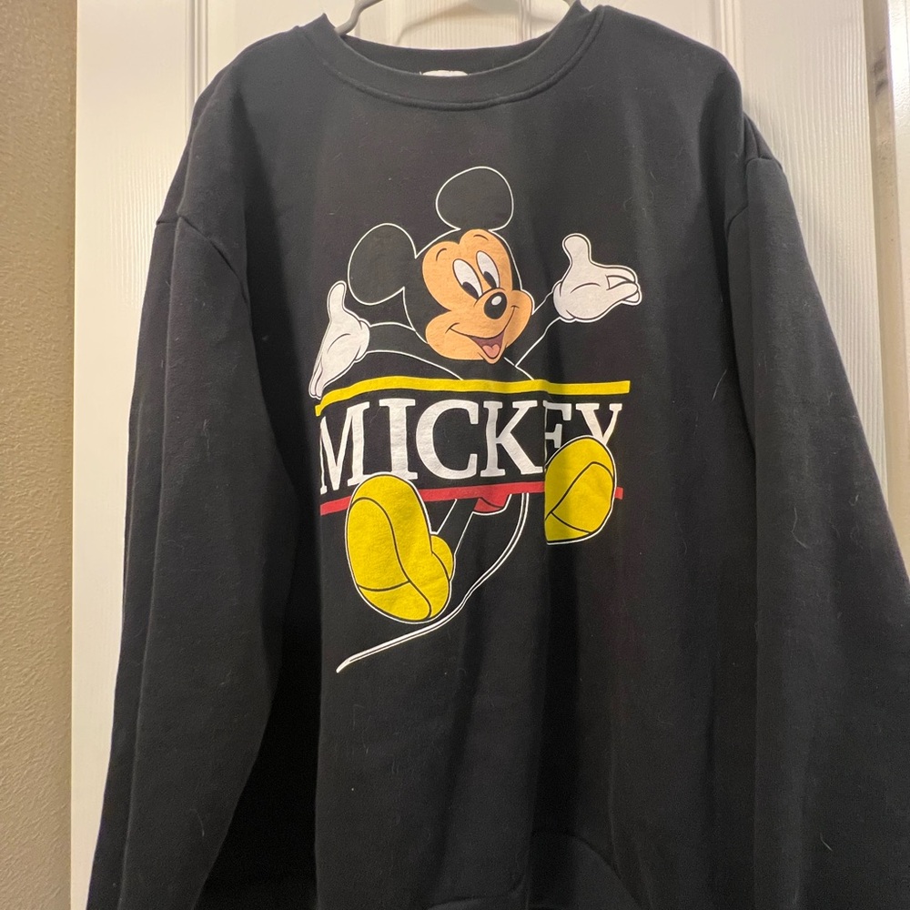 Mickey Mouse Black Sweater